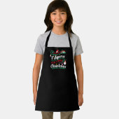 Tablier Juste une Philippine qui aime Noël (Insitu)