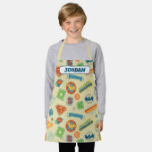 Tablier Justice League Super Hero Badge Pattern (Porté)