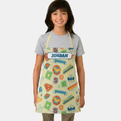 Tablier Justice League Super Hero Badge Pattern (Insitu)