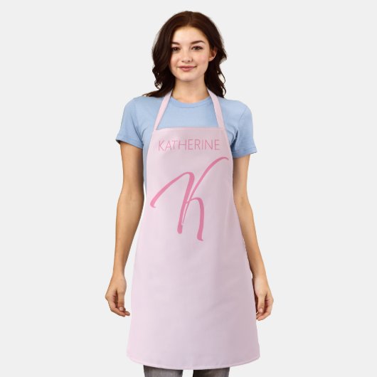Tablier K Monogramme personnalisé (Porté)
