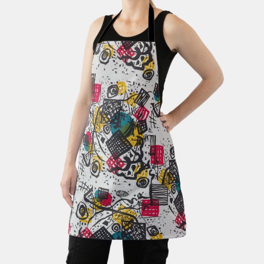 Tablier Kandinsky Small Worlds V Classic Abstrait (Insitu)