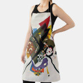 Tablier Kandinsky Sur Blanc Deux Peintures Abstraites (Insitu)