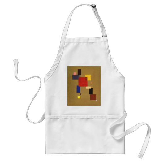Tablier Kandinsky Treize Rectangles peinture Abstraite (Devant)
