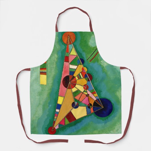 Tablier Kandinsky - Triangle multicolore, (Recto)