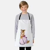 Tablier Kangaroo comme mariée avec robe Mariage (Porté)