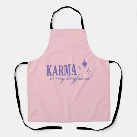 Tablier Karma est mon petit ami (Recto)