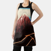 Tablier Katsushika Hokusai - Éclairages sous le sommet (Insitu)