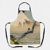 Tablier Katsushika Hokusai - Garçon regardant le Mont Fuji (Recto)