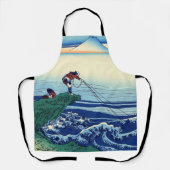 Tablier Katsushika Hokusai - Kajikazawa dans la province d (Recto)