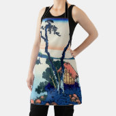 Tablier Katsushika Hokusai - Lac Suwa dans la province de  (Insitu)