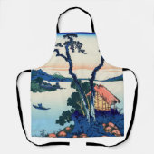 Tablier Katsushika Hokusai - Lac Suwa dans la province de  (Recto)