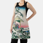 Tablier Katsushika Hokusai - Maison de thé à Koishikawa (Insitu)