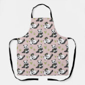 Tablier Kawaii Panda Cartoon Animal Pattern Cute Summer (Recto)