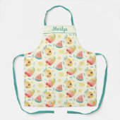 Tablier Kawaii Popsicle Watermelon Design ananas (Recto)