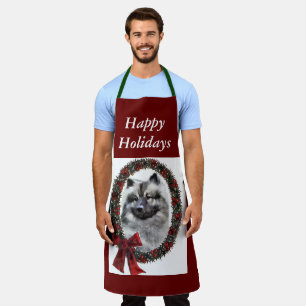 Tablier Keeshond cadeaux de Noël