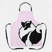 Tablier Keeshond Graphics - Cute Original Chig Art (Recto)