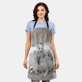 Tablier Keeshonds at the Gate Painting - Original Dog Art (Porté)