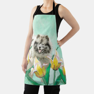 Tablier Keeshony in Tulips Peinture mignonne Original Chie