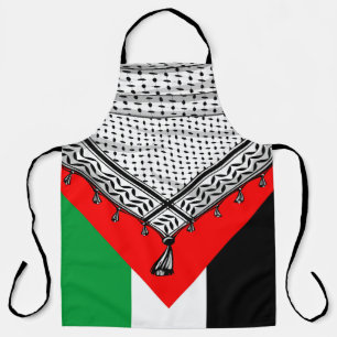 Tablier Keffiyeh Écharpe palestinienne tissu traditionnel