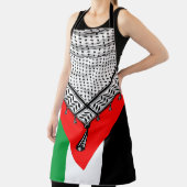 Tablier Keffiyeh Écharpe palestinienne tissu traditionnel (Insitu)