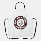 Tablier Kendall Florida Circle - Brown (Recto)