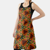 Tablier Kente Géométrie Kwanza Afrocentric (Insitu)