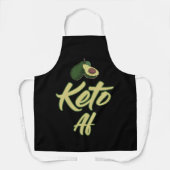 Tablier Keto AF Avocado (Recto)