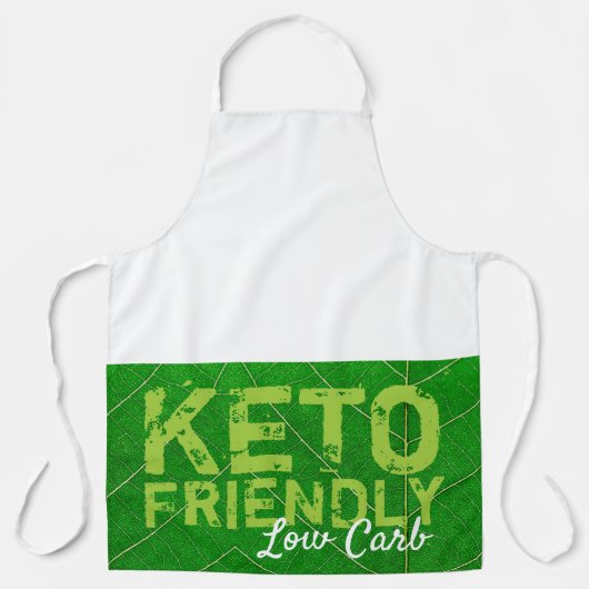 Tablier Keto Friendly Low Carb (Recto)