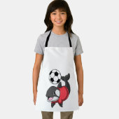 Tablier Killerwhale comme joueur de football avec Soccer (Insitu)