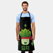 Tablier Kimchi Asiatique Apron Alimentaire (Porté)