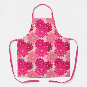 Tablier Kimono floral moderne Impression, Coral rose