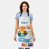 Tablier Kinda Fit Funny Fitness Fitness Rainbow Apron (Porté)