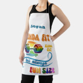 Tablier Kinda Fit Funny Fitness Fitness Rainbow Apron (Insitu)