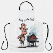 Tablier 🔥 King of the Grill Apron 🔥 (Recto)