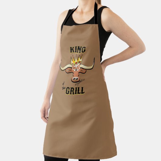 Tablier King Of The Grill - Comical Steer (Insitu)
