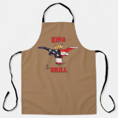 Tablier King Of The Grill - Comical Steer (Recto)