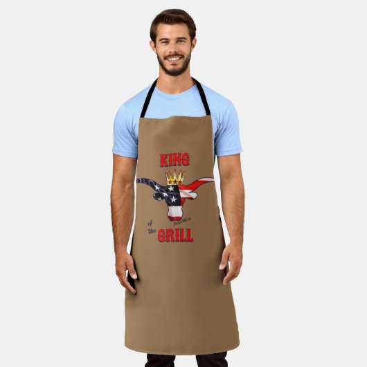 Tablier King Of The Grill - Comical Steer (Porté)
