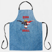Tablier King Of The Grill - Comical Steer (Recto)