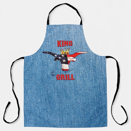 Tablier King Of The Grill - Comical Steer (Recto)