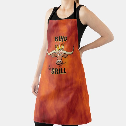 Tablier King Of The Grill - Comical Steer (Insitu)