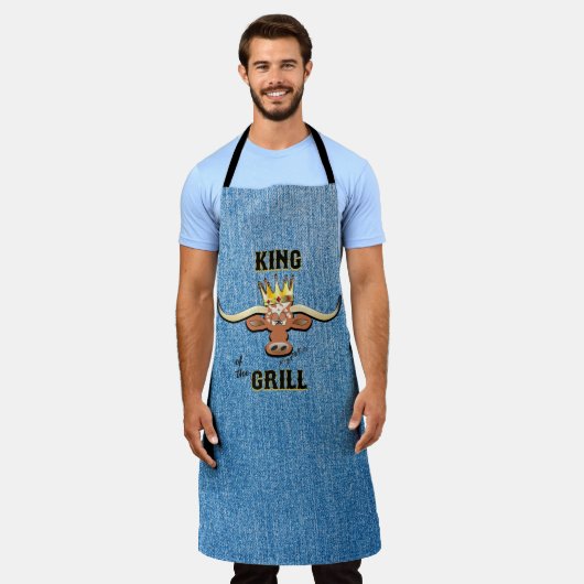 Tablier King Of The Grill - Comical Steer (Porté)