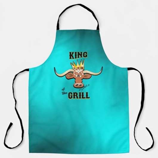 Tablier King Of The Grill - Comical Steer (Recto)