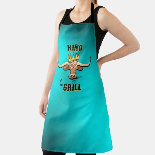 Tablier King Of The Grill - Comical Steer (Insitu)