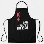 Tablier King of the Grill - Fête des pères spéciale (Recto)