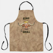 Tablier King Of The Grill, Longhorn Steer Apron (Recto)