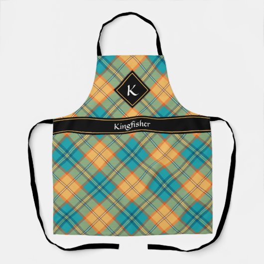 Tablier Kingfisher Tartan Apron (Recto)