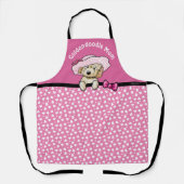 Tablier KiniArt Goldendoodle Tout-En-Dessus Imprimer Tabli (Recto)