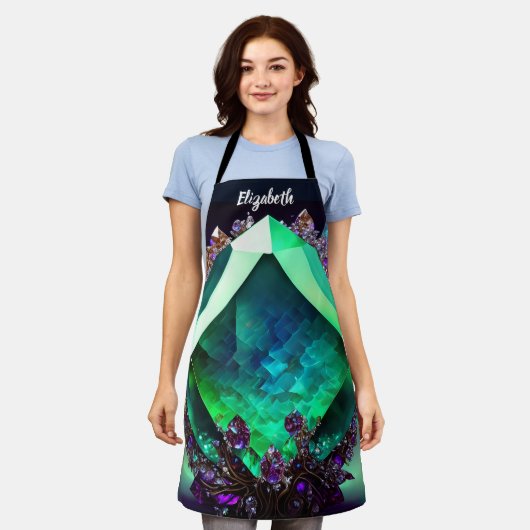 Tablier Kiss Cuisine Cuisinière Cuisine BBQ Baker Cristal (Porté)