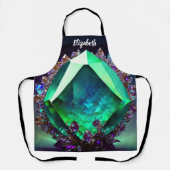 Tablier Kiss Cuisine Cuisinière Cuisine BBQ Baker Cristal (Recto)