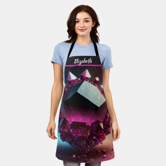 Tablier Kiss Cuisine Cuisinière Cuisine BBQ Baker Cristal (Porté)